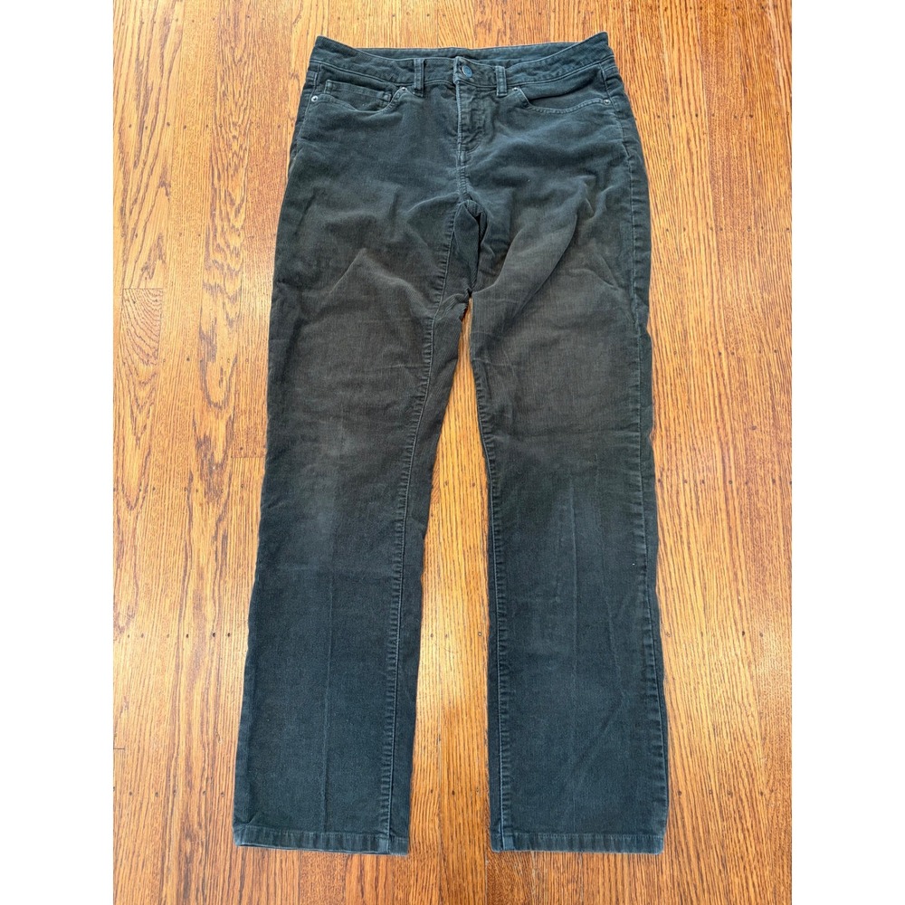 Patagonia Womens Organic Cotton Corduroy Pants Size 29 Dark Grey Straight Leg